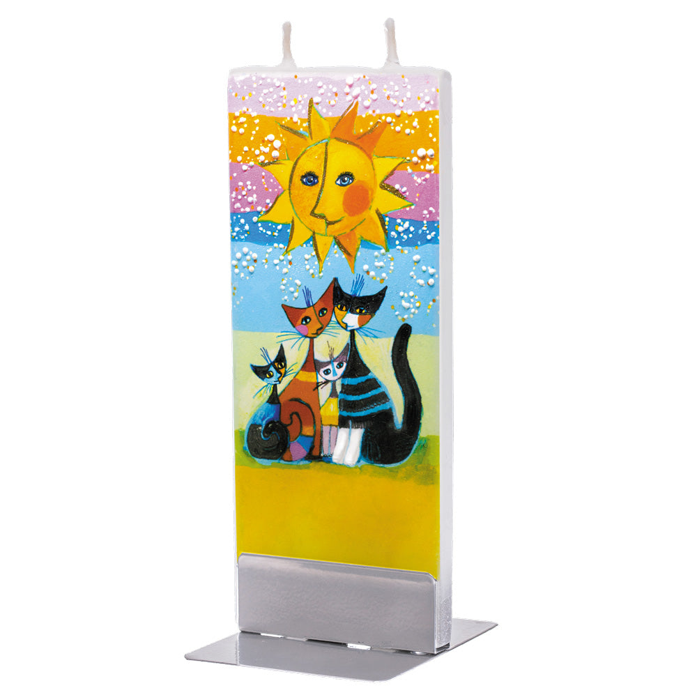 Flatyz キャンドル アート(ロジーナ・ヴァハトマイスター)cats family under the sun 18RW02