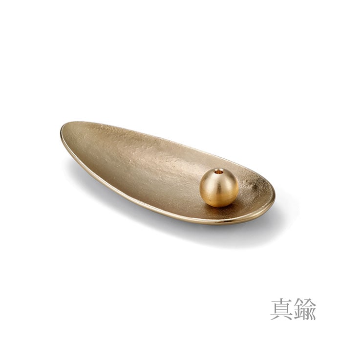 【能作】香の器セット - 笹 - 真鍮