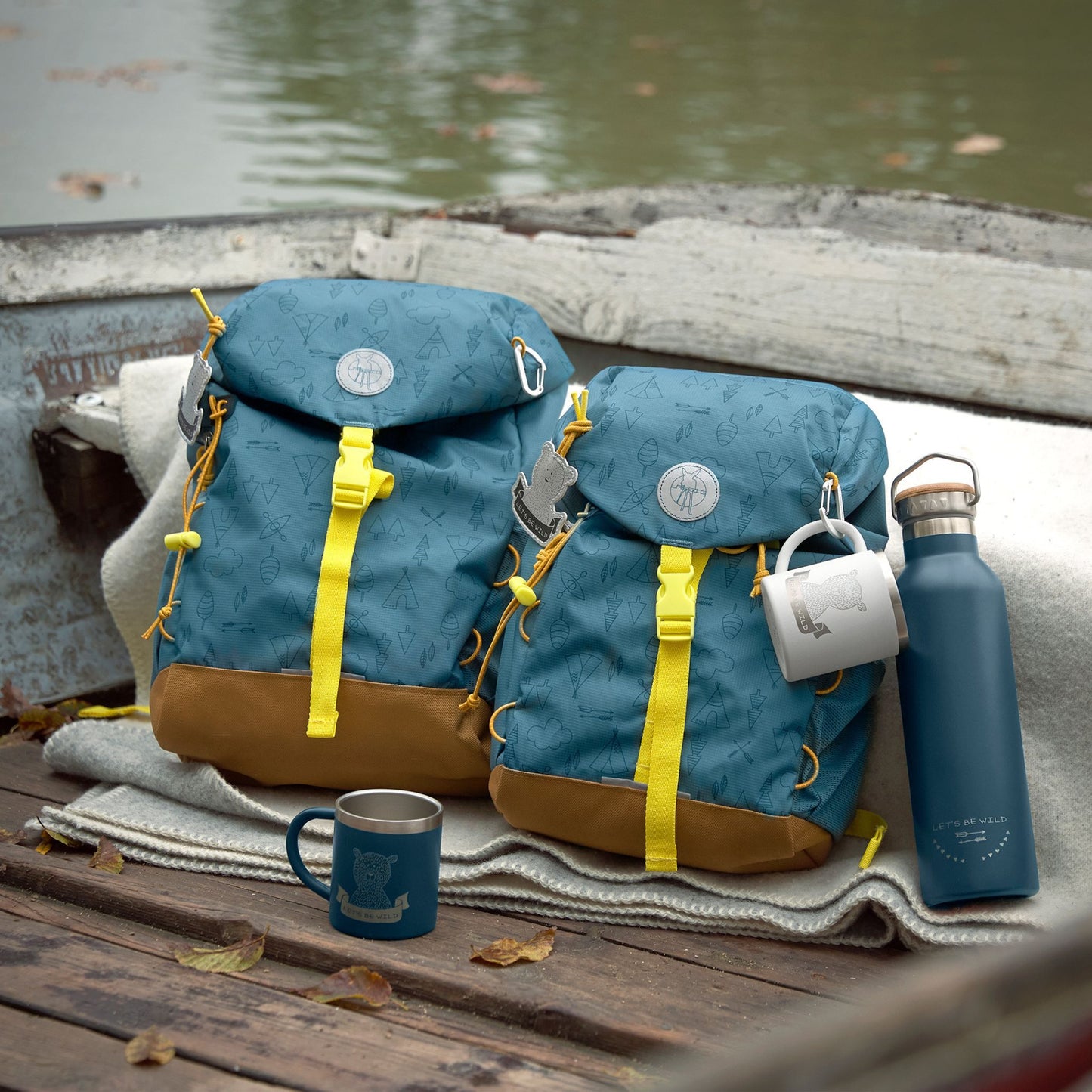 Big Outdoor Backpack Adventure ビッグアウトドアバックパック ブルー
