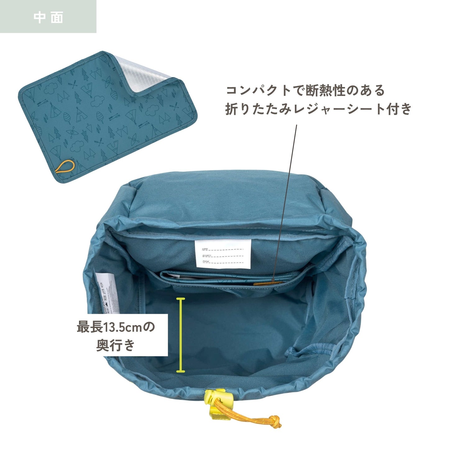 Big Outdoor Backpack Adventure ビッグアウトドアバックパック ブルー