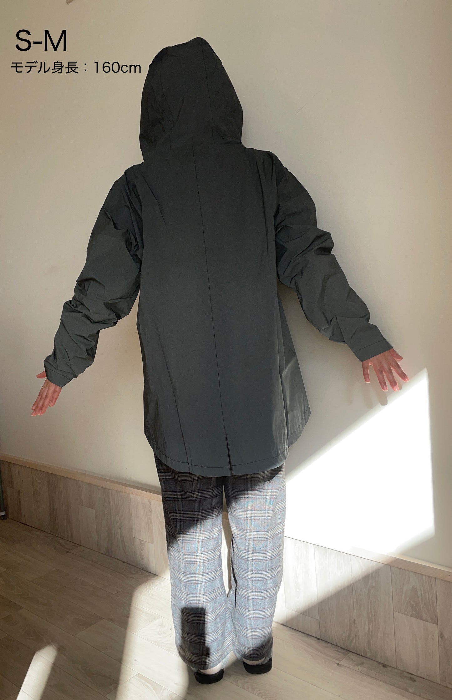 PAIKKA 防寒着としてもオシャレなヴィジリティレインコート 飼い主用