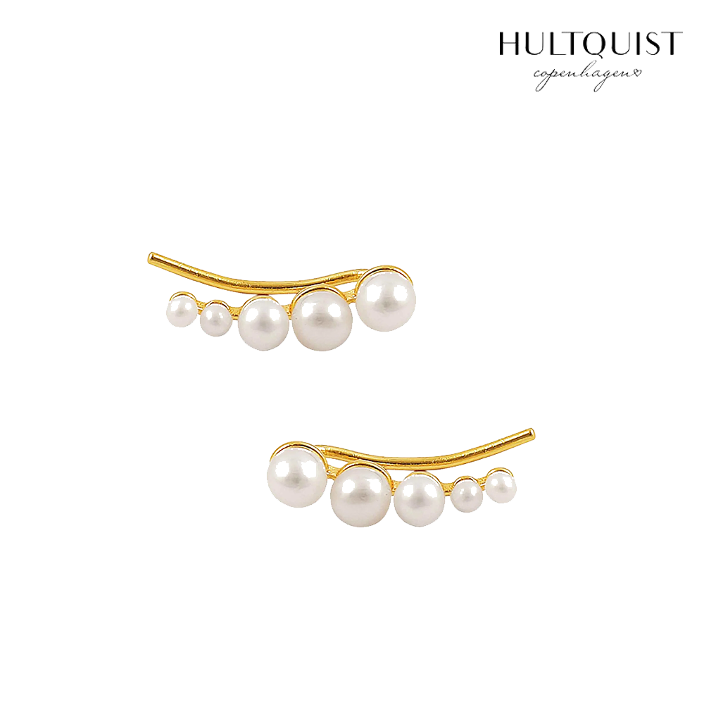 国内即発】≪HULTQUIST copenhagen≫ パール フック ピアス 国内即発】≪HULTQUIST copenhagen≫ パール フック ピアス