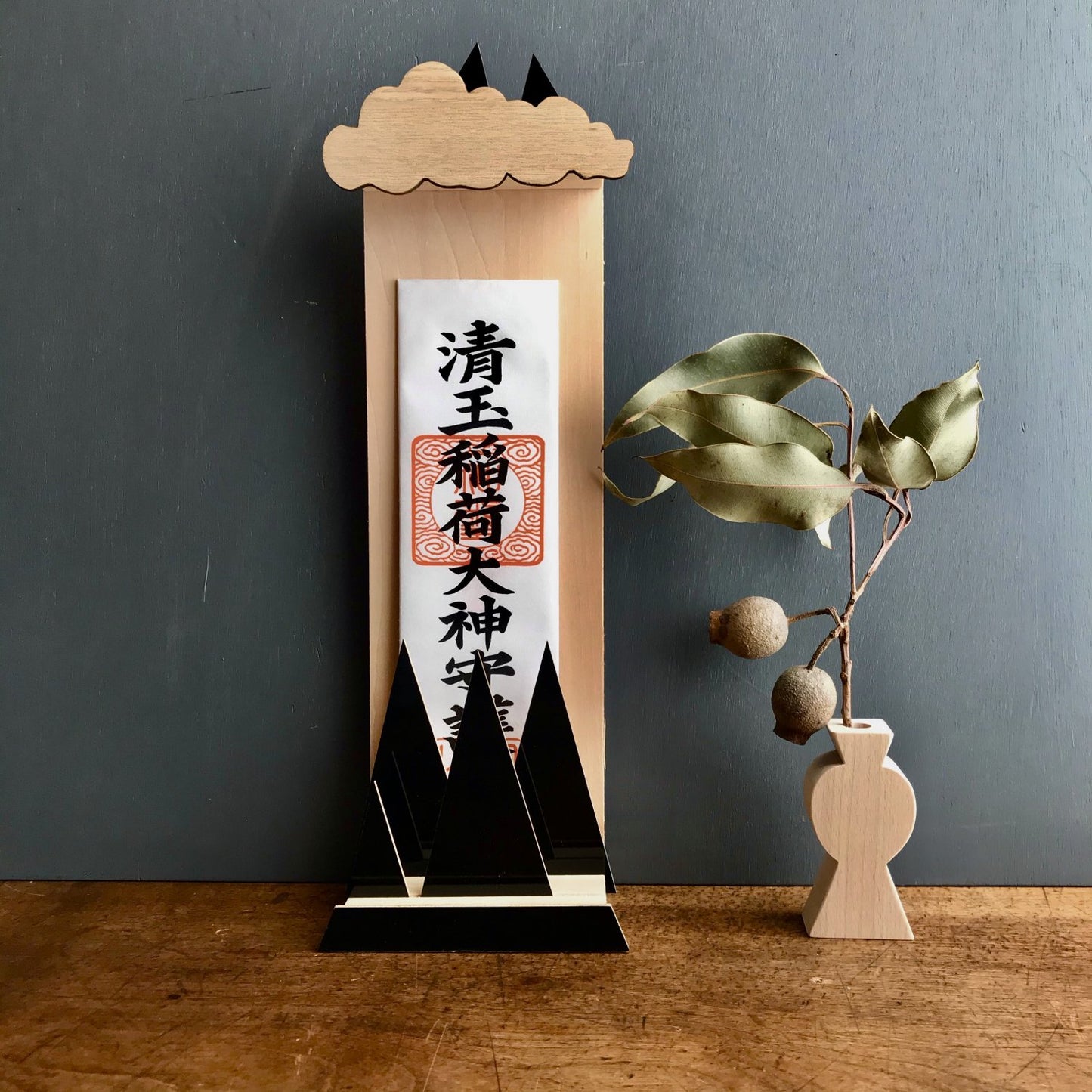 OFUDA STAND(S) MOUNTAIN お札立て(S) 雲と山