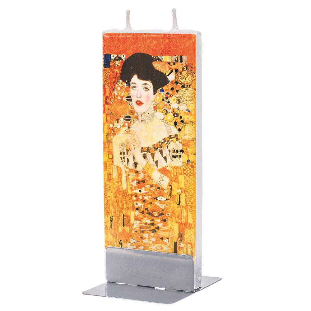 Flatyz グスタフ・クリムトの「アデーレ・ブロッホ=バウワーの肖像Ⅰ」キャンドル 17K001