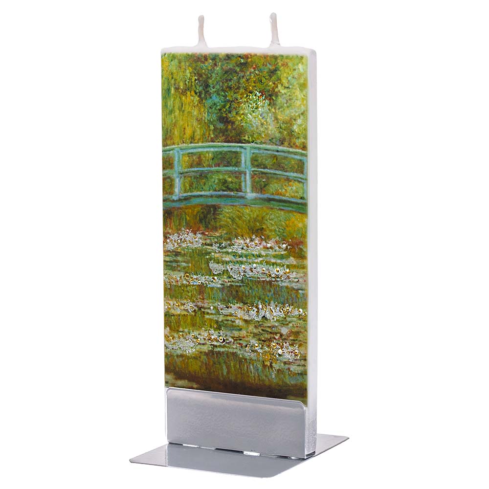 Flatyz クロード・モネの「睡蓮の池に架かる橋」 キャンドル 18K030