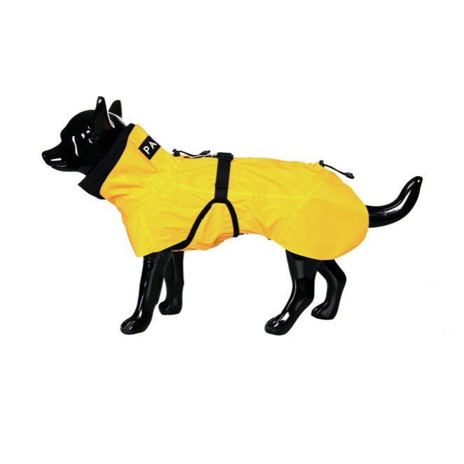 PAIKKA 黄色の雨具 防寒着としてもオシャレなヴィジリティレインコート イエロー25cm