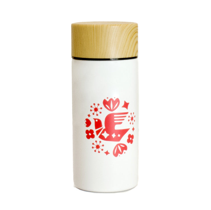 Lycka オリジナルタンブラー 木目調キャップ300ml