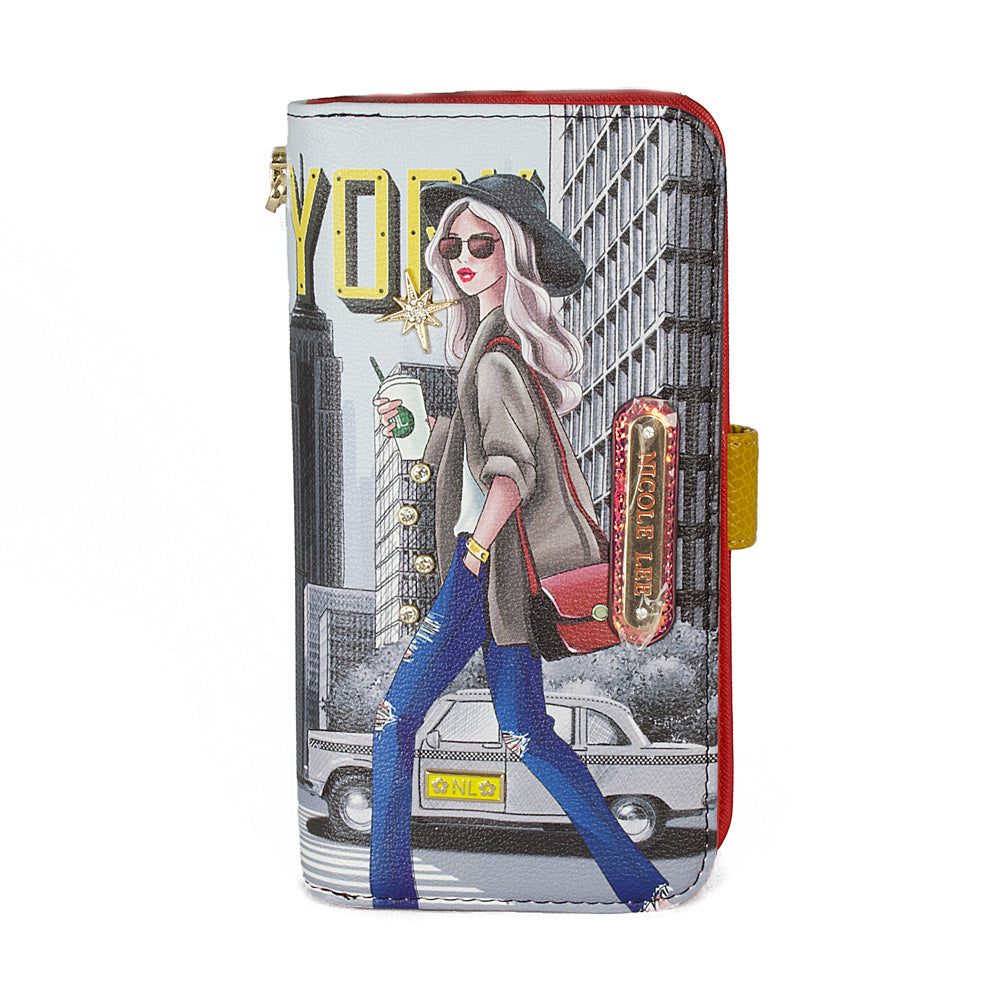 NICOLE LEE カッコイイNew York Walkガール長財布