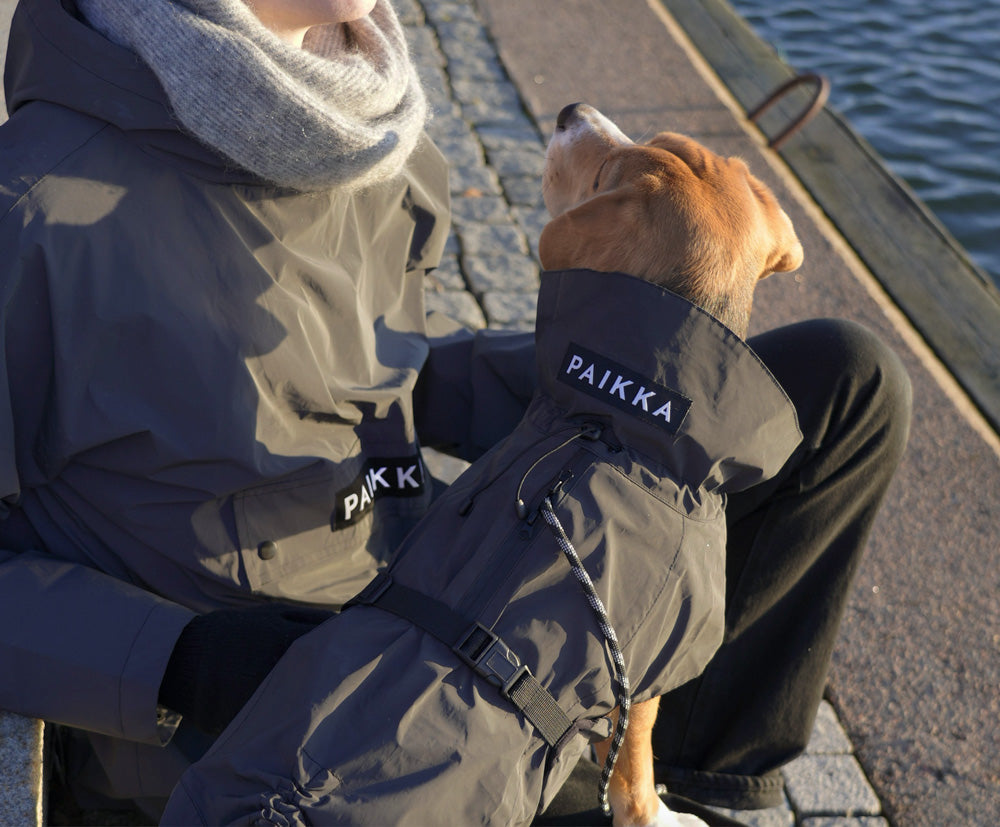 PAIKKA 防寒着としてもオシャレなヴィジリティレインコート L-XL