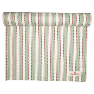 北欧インテリア雑貨 GREENGATE グリーンゲイト テーブルランナー-Table runner Alberta green