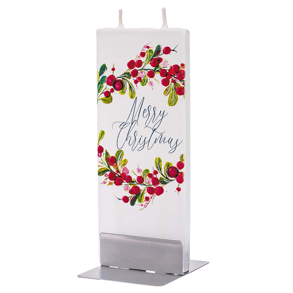 Flatyz 「merry christmas リース」 D20046 キャンドル