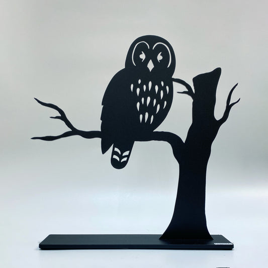 LONNEBERG Owl on branch 30cm
