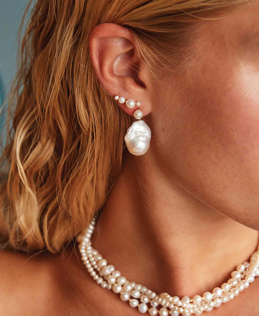 【 Hultquist Copenhagen 】 Agnes croissant earrings