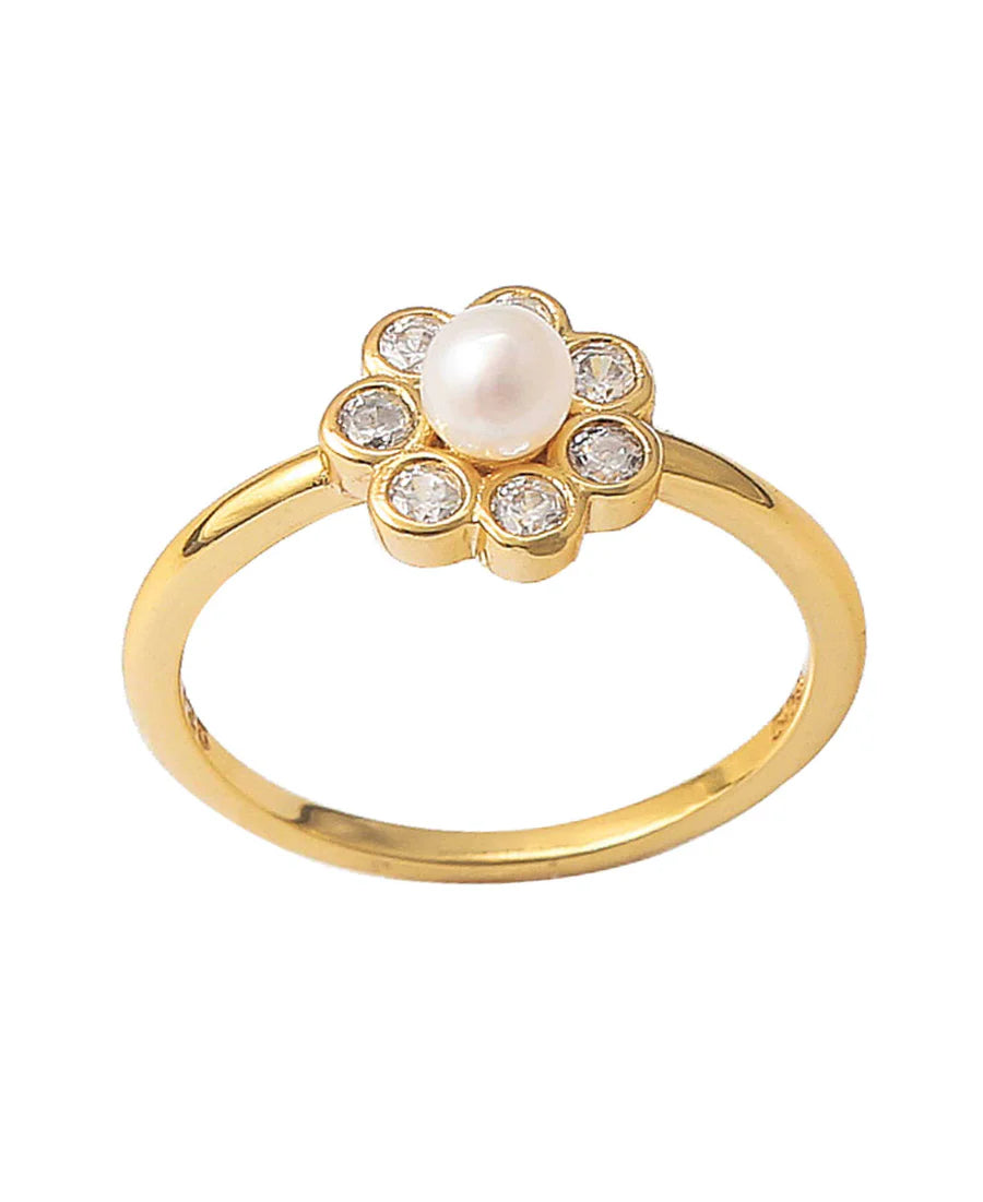 【 Hultquist Copenhagen 】 Aya flower ring