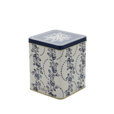 北欧インテリア雑貨 GREENGATE グリーンゲイト スクエアボックス-Square box Fleur blue set of 3 pcs