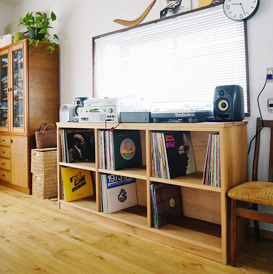 WOOD IN WOOD FURNITURE レコードラック No.2(送料込み)