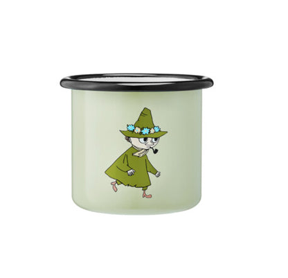 ムーミンマグスモールレトロ　スナフキン　ライトグリーン（250ml）