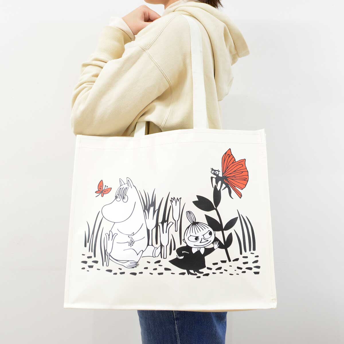 [Blue House］ムーミントートバッグMoomin　butterfly