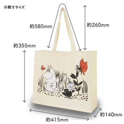 [Blue House］ムーミントートバッグMoomin　butterfly