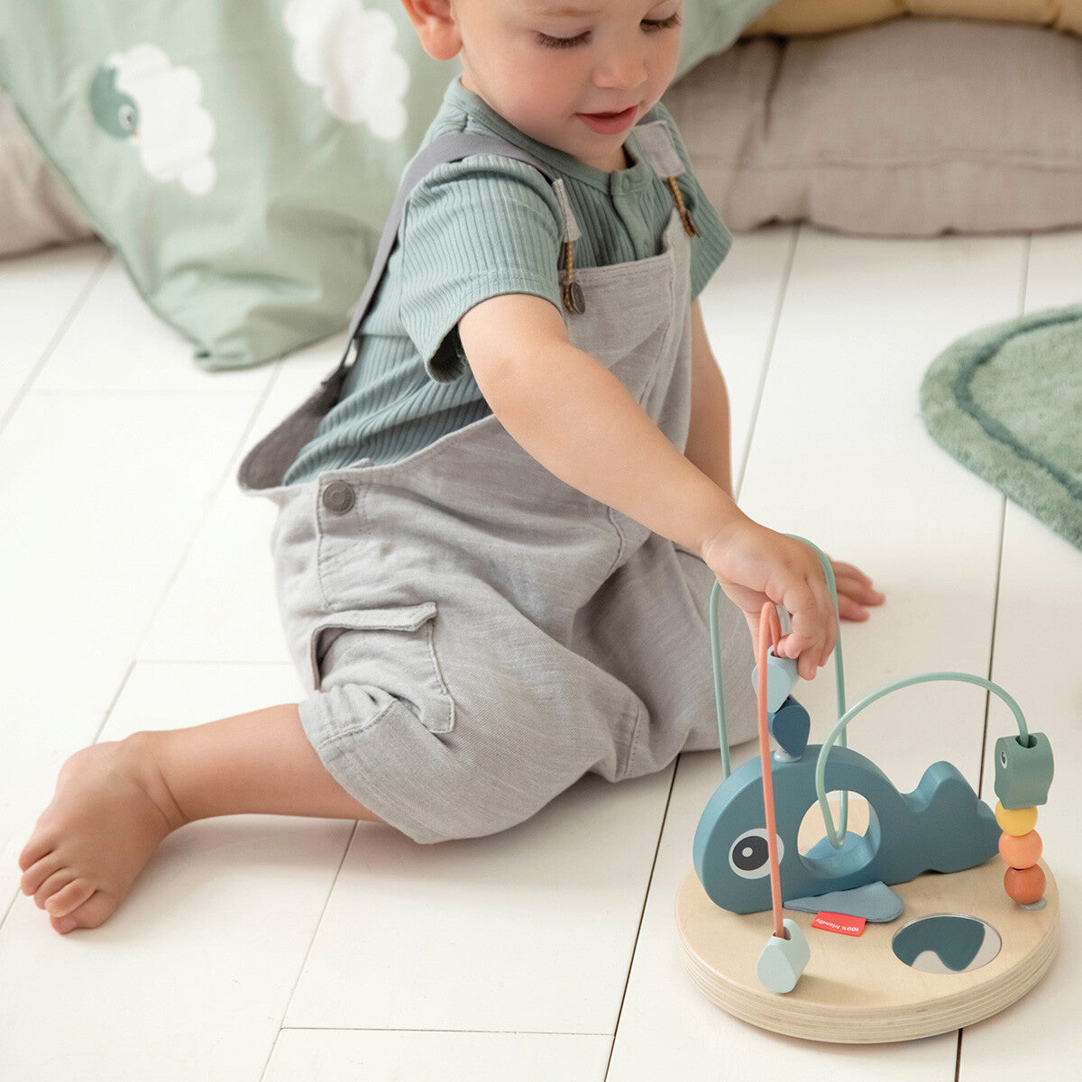 [done by deer］ビーズメイズウォリー　ブルー