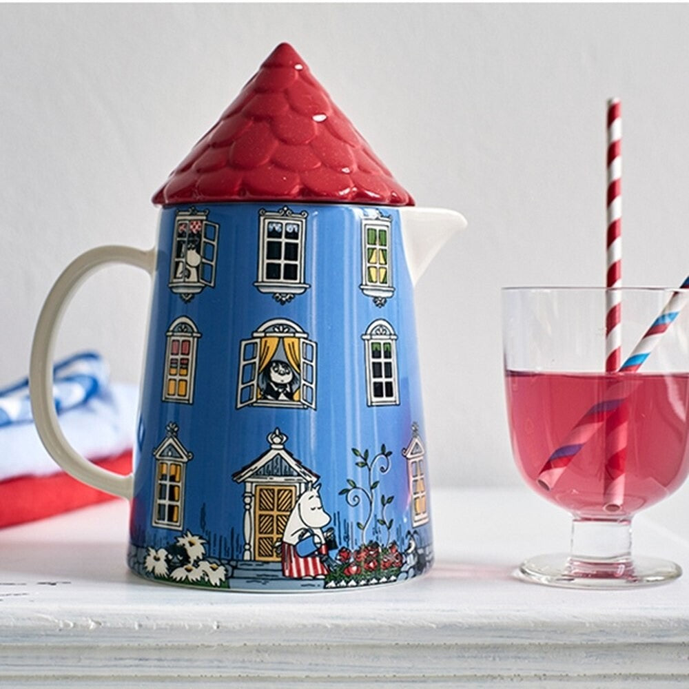 「ムーミン アラビア ( MOOMIN ARABIA )」 ムーミンハウス 蓋付ピッチャー 1.0L