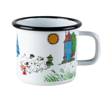 ムーミンマグ ムーミンヴィレッジ カラー（370ml）
