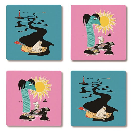 [Opto design］コースター4枚セットキープスウェーデンタイディー