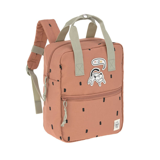Mini Square Backpack Happy Prints ミニスクエアバックパック キャラメル