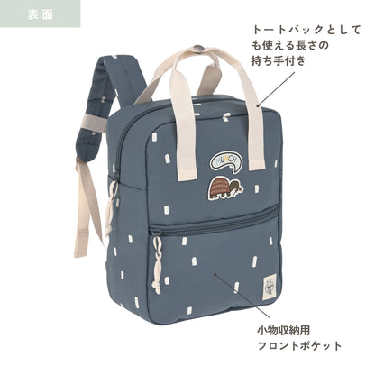 Mini Square Backpack Happy Prints ミニスクエアバックパック ライトオリーブ