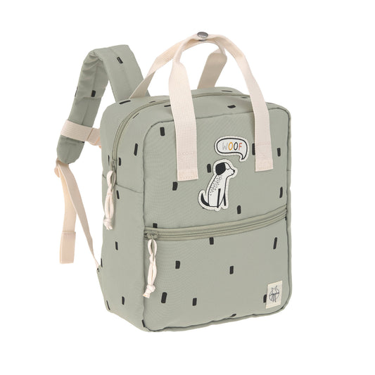 Mini Square Backpack Happy Prints ミニスクエアバックパック ライトオリーブ