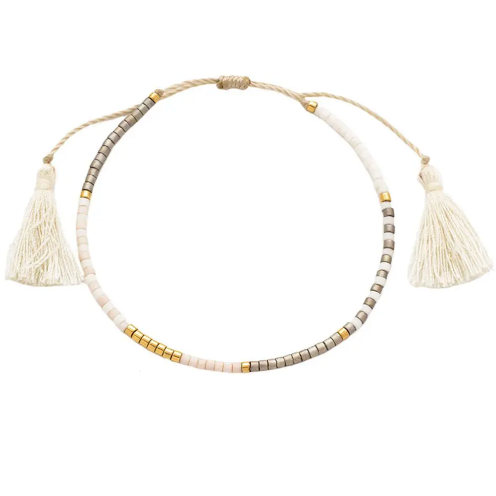 【　Hultquist Copenhagen　】Miyuki beads and cort bracelet