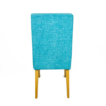 デザイナーズギルド　座り心地に安定感ターコイズブルーの椅子