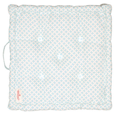 北欧インテリア雑貨　GREENGATE グリーンゲイト　クッション-Box cushion Sasha blue 50x50 cm