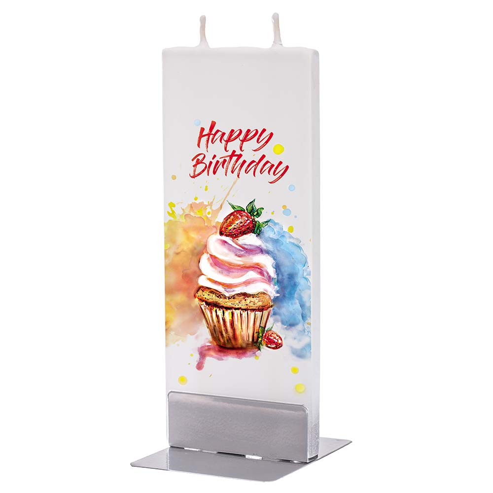 Flatyz 「happy birthday cupcake」 D18072 キャンドル