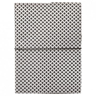 北欧インテリア雑貨　GREENGATE グリーンゲイト　ノートブック-Notebook Sasha dark grey w/elastic A4